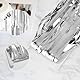 12 Stück Silberner Lametta Vorhang, Glitzervorhang Lametta 1m x 2m, Glitzer Party Vorhang, Glitzer Tinsel Curtain für Party Deko Geburtstagsdeko Hochzeit Festivals Bühnendekor Weihnachten Party Deko