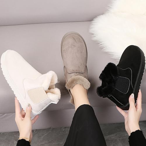 Botas de invierno de lana auténtica para mujer con máximo confort de nieve 7