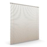Victoria M. LightLess Prime Aluminium Jalousie mit Innovativen L-Lamellen für Starke Verdunkelung – Robust, Feuchtigkeitsbeständig, ohne Bohren, inkl. Klemmclips, 70 x 200 cm, Grau-beige