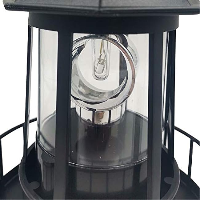 KAIKAIXIN Solar LED Rotating Lighthouse Light LED Solar Garden Lights