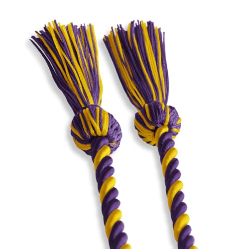 Image of Endea Graduation Single Honor Cord Two-Color (Purple /Gold)