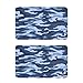 QMIN - Magneti da frigorifero con stampa mimetica blu navy, 2 pezzi, simpatici magneti decorativi per frigorifero, per cucina, lavastoviglie, porta e ufficio