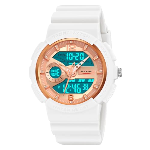 Fashion Unisex Digital Analog Watch for Men Women Multifunction Military Tactical LED Backlight Sports Casual Wristwatch 50M Waterproof