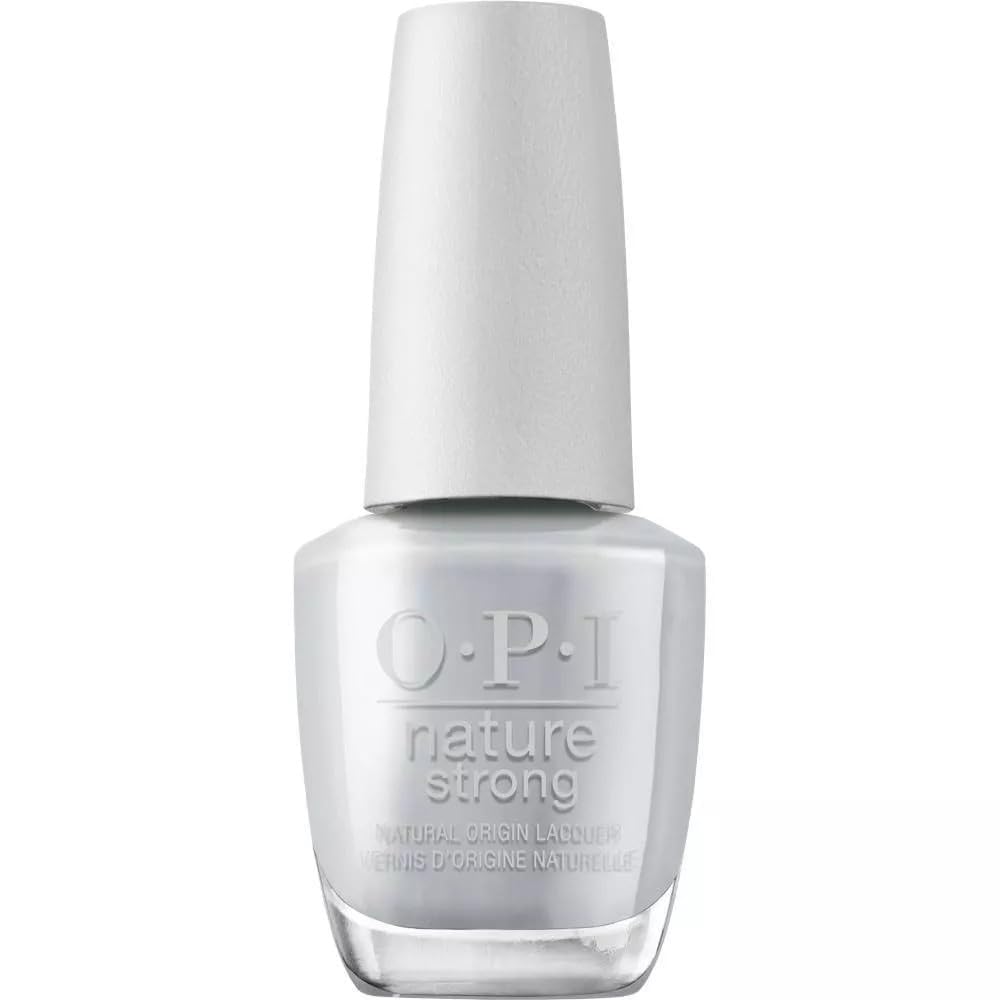 OPI Nature Strong Natural Origin Nail Polish | Opaque White, Gray & Black Crème Eco-Friendly Nail Polish | Plant Based, Vegan, Cruelty Free
