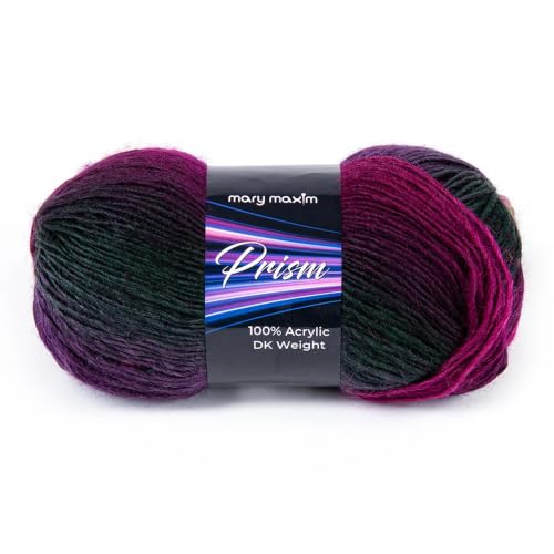 Image of Mary Maxim Prism Yarn, Acrylic Multicolor DK Yarn, 290 Yards, Succulent | Ombre Yarn, 3 Weight, Machine Wash, For Knitting and Crochet, Create Baby Items, Blankets, Afghans, Clothing Variegated Yarn