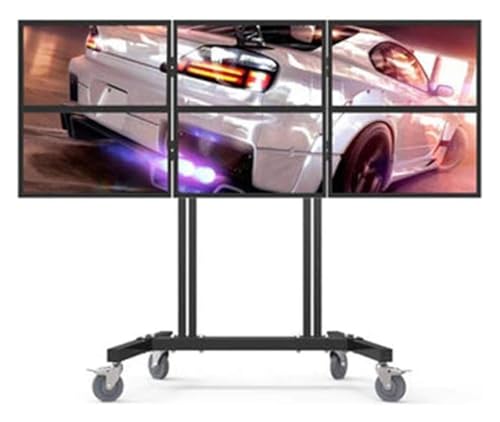 Soporte móvil para TV de 15-27 pulgadas con ruedas y ajuste de altura miniatura 3