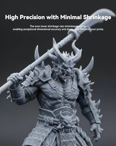 Image of SUNLU ABS-Like 3D Printer Resin 2.0 4KG, Smooth Matte Surface, Perfect for high-Detail Models, 405nm UV Photopolymer Resin, Non-Brittle & Low Odor, 4000G Grey