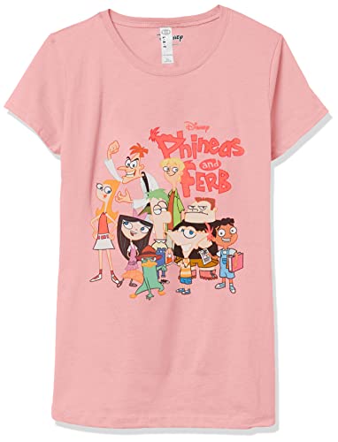 T-shirt Phineas et Ferb fille en coton respirant et doux Disney