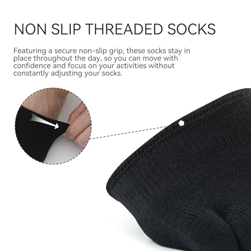 Women's Toe Socks for Mules Half Socks Toe Toppers Liner No Show Invisible Non-slip Toe Covers 6/8 Pairs3