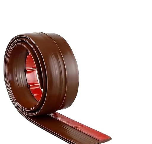 Door Draft Stopper - 1 Meter Weather Stripping Door Seal Strip, Under Door Sweep for Noise, Dust & Draft Protection (Brown)|DAS-P631-image-29