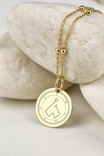 Pendentif archange Chamuel LKRPG_0685 argent 925 et or - 2