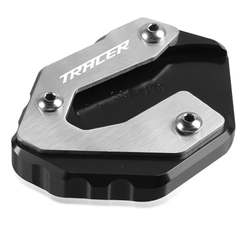 Extensión de soporte lateral para moto Tracer 900, Tracer GT, XSR 900 y FJ-09, color negro 3
