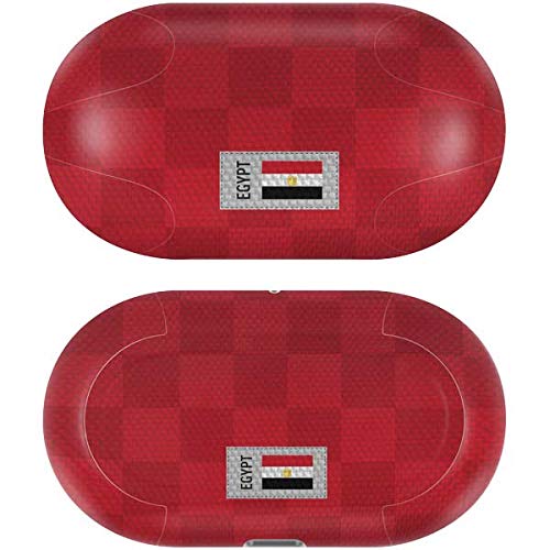 Skinit Decal Audio Skin Compatible with Galaxy Buds+ - Officially Licensed Skinit Originally Designed Egypt Soccer Flag Design