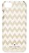 Kate Spade New York Chevron Gold iPhone 7 Case, Clear Multi, iPhone 7