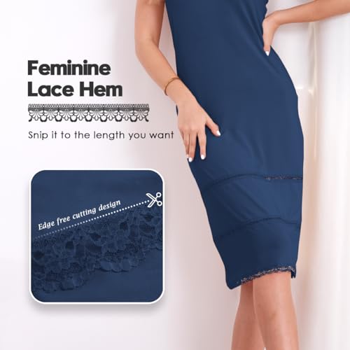 Image of MANCYFIT Strapless Slips for Under Dresses Women Full Slip with Invisible Straps