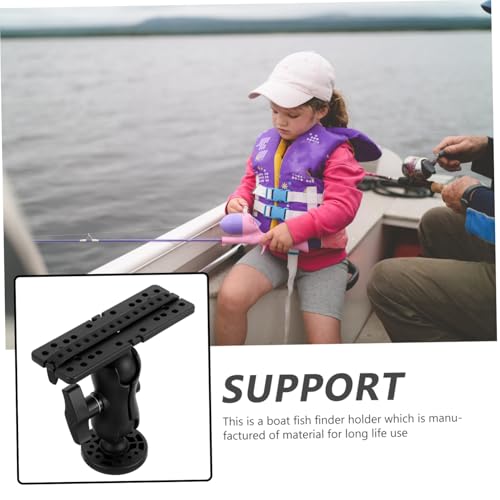 Support de sondeur de poisson anti-vibration à angle ajustable noir - 3