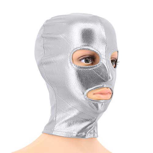 Image of Metallic Cycling Face Neck Mask Hat Ultra Balaclava Hood