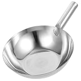 Louche en métal : multifonctionnelle, peut servir de louche à eau, de louche à soupe, pour cuire des nouilles, du lait chaud, etc. louche en acier inoxydable