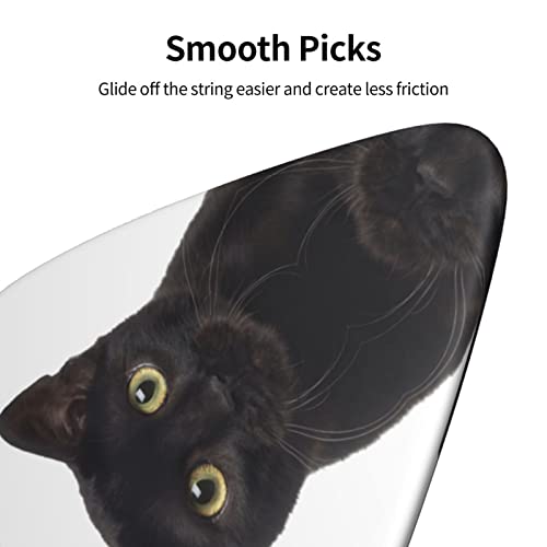 Ensemble de 6 médiators de guitare chat mignon noir pour guitare acoustique, guitare électrique, basse, ukulélé – fin… - Les Beatles, Paul McCartney, John Lennon, RIngo Starr, George Harrison Ensemble de 6 médiators de guitare chat mignon noir pour guitare acoustique, guitare électrique, basse, ukulélé - fin… – Image 7