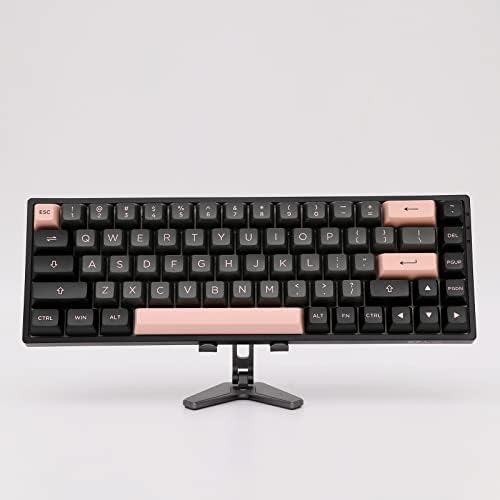 EPOMAKER AKKO 3068B Plus Black & Pink 65% Hot-Swap 2.4Ghz Wireless/Bluetooth/Wired Mechanical Gaming Keyboard with RGB Backlight, Double-Shot PBT Keycaps for Gamers/Mac/Win(AKKO CS Jelly Black