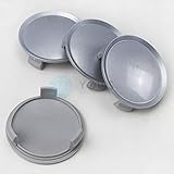 vw felgendeckel 58mm 100 % Made in Germany! 4 x Nabenkappen Nabendeckel Felgendeckel 75,0-70,0 mm silber lackiert