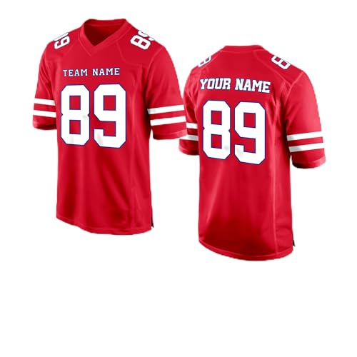 Red White Custom Jersey