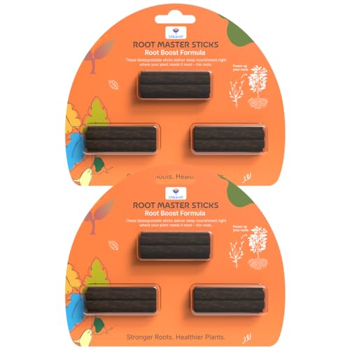Image of Utkarsh Plant Food Root Sticks for Healthy Roots - Combo Pack of 2 | Natural & Organic Nutrition for All Indoor & Outdoor Home Garden Plants | Multi-Purpose Natural Plant Growth Booster
