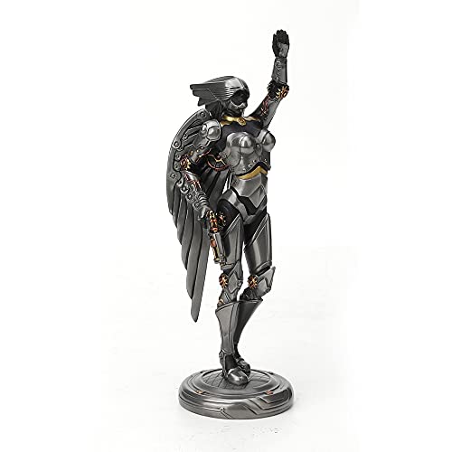 Estatua estilo Art Deco Steampunk Angel de 9 5/8 pulgadas miniatura 6