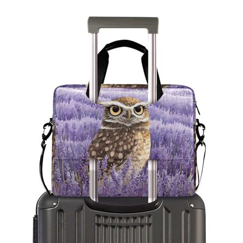 Maletín para portátil ALZA Owl Lavanda 13-15.6 pulg miniatura 4