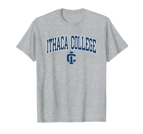 Ithaca Bombers Arch Over Gray Officially Licensed T-Shirt Small