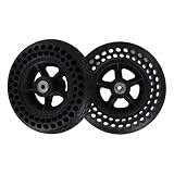 Solides Rad 17,8 cm, 7 x 1 3/4 Zoll Vollreifen für Rollstuhl, pannensicheres Rollerrad mit rutschfestem Gummireifen, hohe Tragfähigkeit, für Outdoor-Mobilitätszubehör