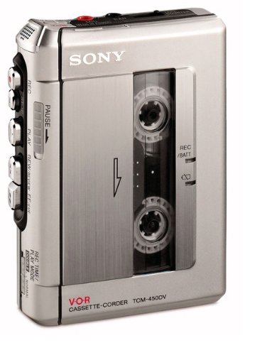 Sony TCM-450DV Standard Cassette Voice Recorder (Silver) : Amazon