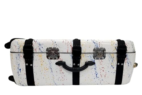 Image of MIRAJ Musical Tabla Fiberglass Case 3 Set (White Splash)