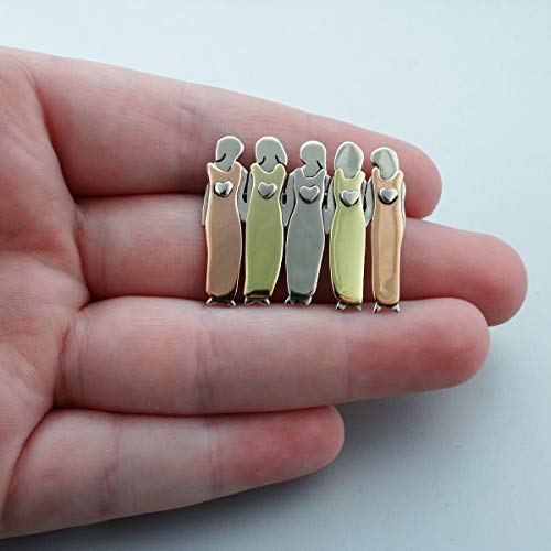 My Beautiful Sisters Brooch Pin Collection By Far Fetched (Five Sisters) #TOP1