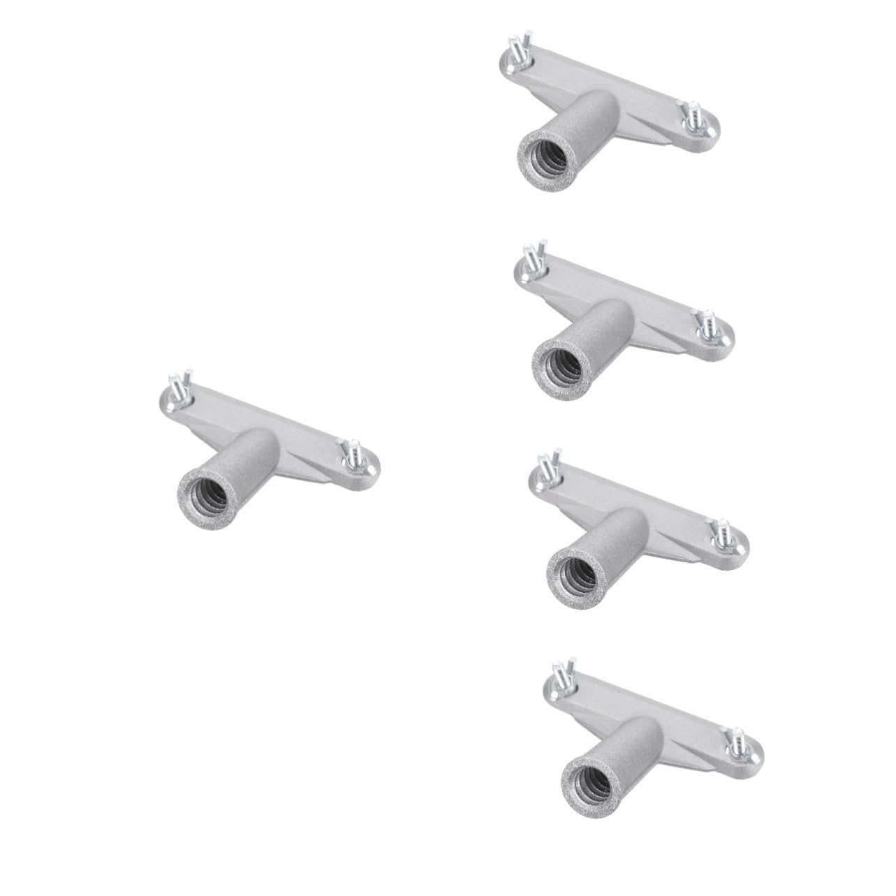 Uonlytech 5piezas Adaptador De Extensión Para Mango De Escoba Con Conector Para Mopas y Herramientas De Limpieza Del Hogar Para Conexión De Varillas y Mangos Rosqueados