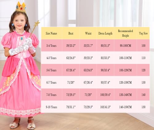 Disfraz rosa para niñas para Halloween y Carnaval miniatura 6