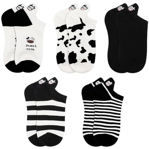 Initlove Ankle Socks for Womens 5 Pairs Casual Low Cut Socks - Main Image