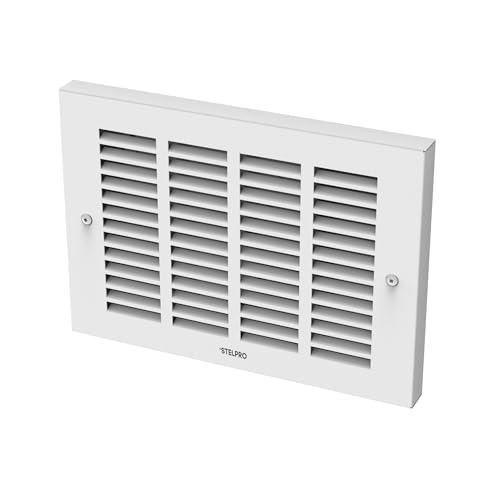 Stelpro Sonoma Horizon Wall Fan Heater &ndash; 1500W or 750W / 120V &ndash; 12 5/8&Prime; H &times; 9 1/16&Prime; W...