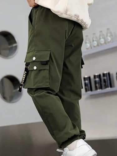 Image of Lymio Junior's Boys Cargo | Kids Pant | Cotton Trouser | Stylish Jogger | Casual Wear (DCP-29-31)