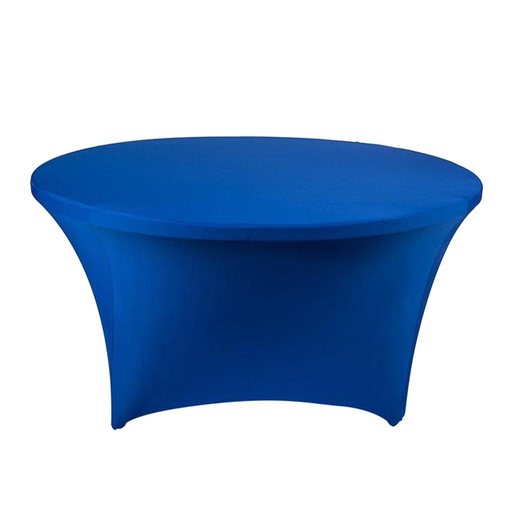 SECRET DESIRE Round Tablecloth Fitted Stretch Elastic Table Cover for Party Blue 152X75Cm|Home & Garden|Kitchen Dining & Bar|Linens & Textiles|Tablecloths-image-2