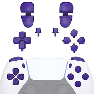 eXtremeRate D-Pad R1 L1 R2 L2 Gatillos Share Options Acción Reemplazo Botones Completo para ps5 Control Teclas de Repuesto Botón Compatible con ps5 Control BDM-030/040/050 Modelo(Violeta) | Ya disponible en tu tienda friki favorita! En mundofriki.es! eXtremeRate D-Pad R1 L1 R2 L2 Gatillos Share Options Acción Reemplazo Botones Completo para ps5 Control Teclas de Repuesto Botón Compatible con ps5 Control BDM-030/040/050 Modelo(Violeta) | Ya disponible en tu tienda friki favorita! En mundofriki.es!