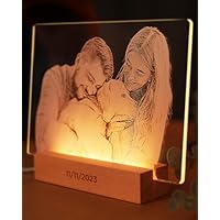 Panorama Lámpara Personalizada con Foto 22x15 cm - Comunion