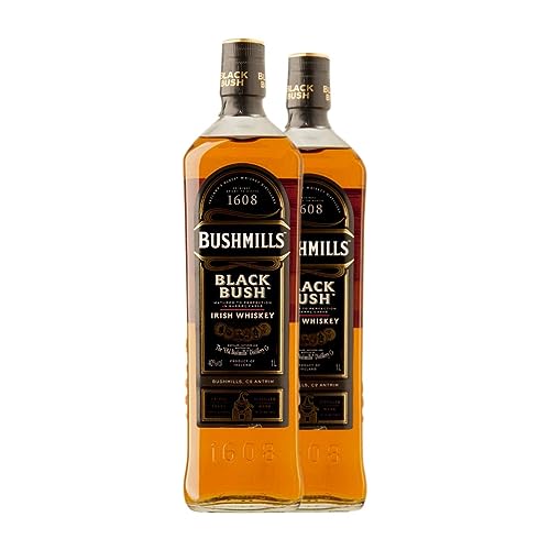 Whisky Blended Bushmills Black Bush Botella Misil 1 L (Caja de 2 Botella Misil de 1 L)