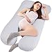 Produktbild Victostar Schwangerschaftskissen U-förmiges Ganzkörper-Mutterschaftskissen für Schwangere mit waschbarem Premium-Bezug Größe 57"