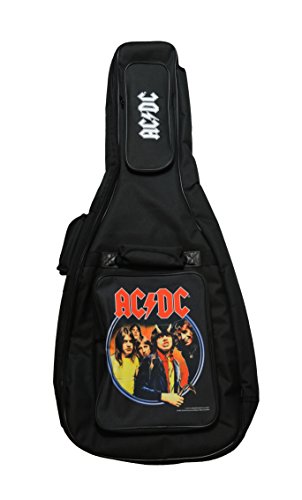 Perris AGACDC1 AC/DC Housse pour Guitare acoustique Noir - Les Beatles, Paul McCartney, John Lennon, RIngo Starr, George Harrison Perris AGACDC1 AC/DC Housse pour Guitare acoustique Noir