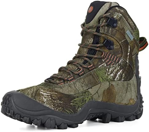 XPETI Men’s Thermator Mid-Rise Waterproof Hiking Boot Insulated Non-Slip camouflage 10