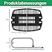 WELL GRILL Ersatzteile für Weber Q100, Q1000, Q1200, Q1400 Serie Gasgrill, 7644 Gusseisen Grillrost & 60040 Brennerrohr & 80462 Piezo Zünder für Weber Baby Q, Elektrogrill