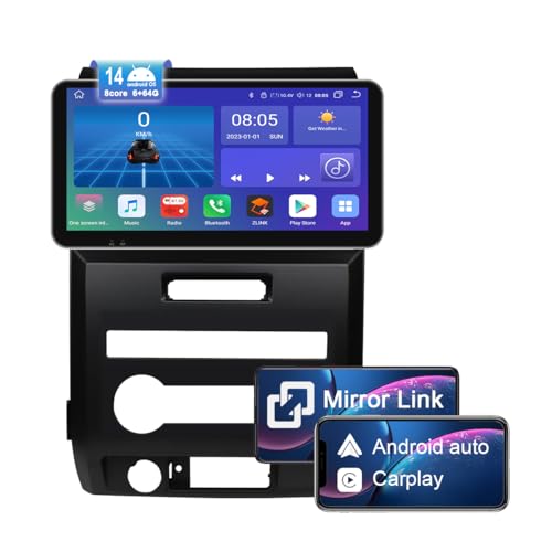 Écran tactile Ford F150 2008-2014 pour voyager connecté en famille avec Android Auto