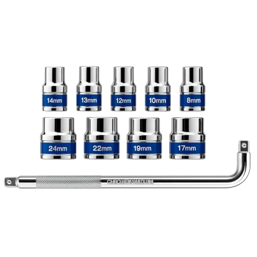 JPT Ratchet Spanner Socket Set (9+1) - Image 2