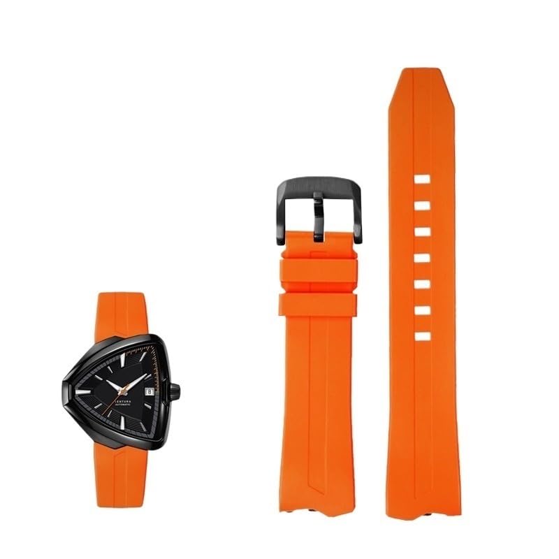 Bracelet montre FKM haut de gamme compatible Hamilton Ventura H245850